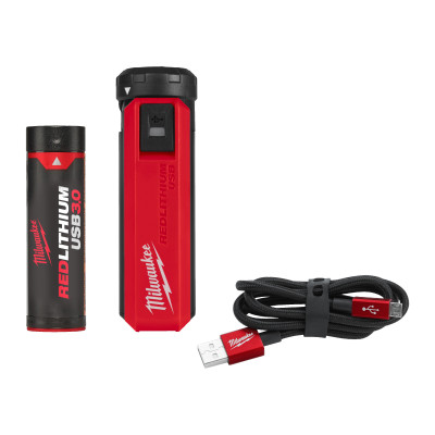 L4 Pps-301 Pack Redlithium 4V, USB -Milwaukee Batteries, Chargeurs, Lampes