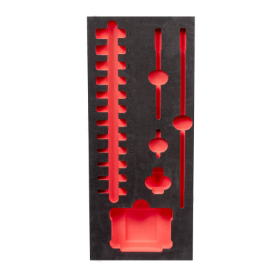 Insert Mousse Vide Douilles Longues 1/4 (17 Pcs)-Milwaukee Consommable