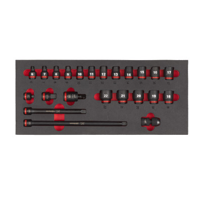 Module Douille À Choc 3/8 (23 Pcs)-Milwaukee Consommable