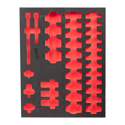 Insert Mousse Vide Douilles Longues 1/2 (34 Pcs)-Milwaukee Consommable