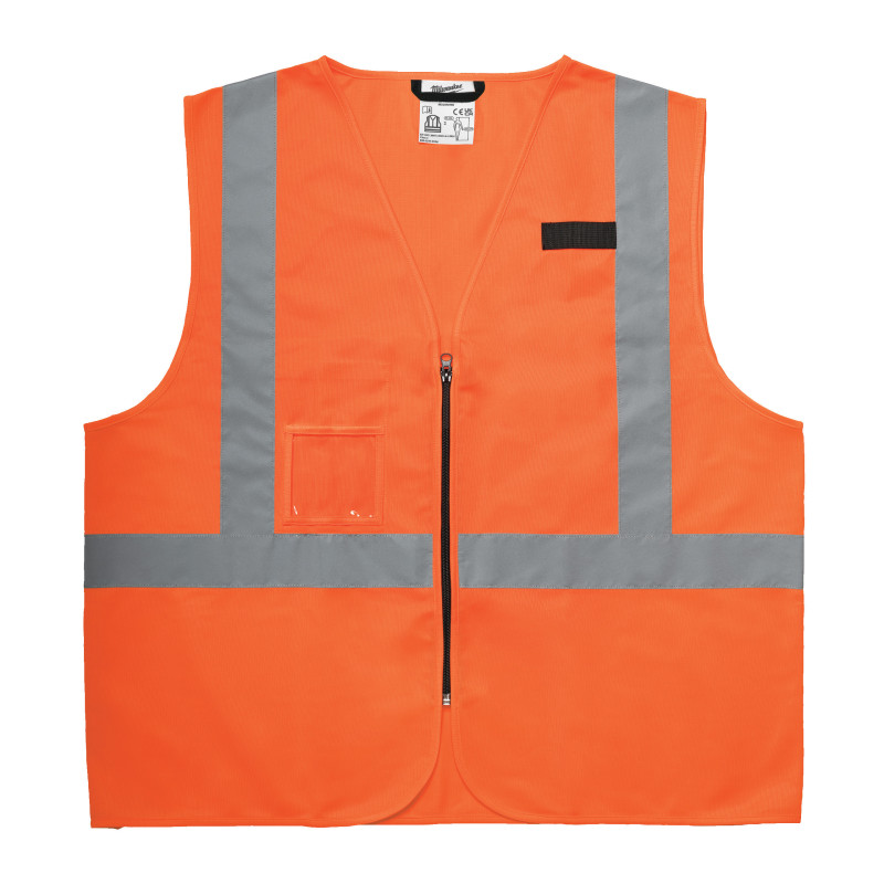 Gilet Haute-Visibilité Contractor Orange (4Xl/5Xl)-Milwaukee Epi