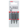 Pack De 3 Embouts De Tournevis Doubles Ph1, Pz1, S 0,6X4,5 Ph2, Pz2, S 1,0X5,5 6