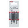 Pack De 3 Embouts De Tournevis Doubles S 0,6X4,5, S 0,8X5,5, S 1,2X6,5 Ph1, Ph2,