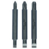 Pack De 3 Embouts De Tournevis Doubles S 0,6X4,5, S 0,8X5,5, S 1,2X6,5 Ph1, Ph2,