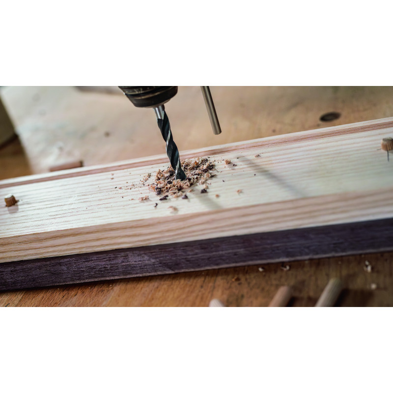 Coffret De Forets Hélicoïdaux Pro Wood, 8 Pièces Conçus Pour Percer Le Bois, Em