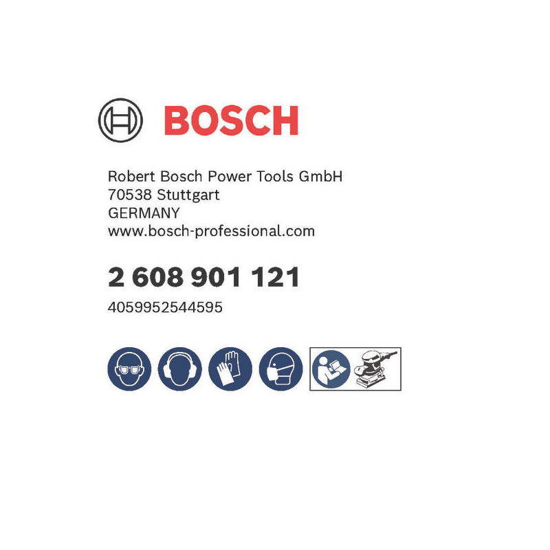 Feuille Abrasive Expert C470 Pour Ponceuses Excentriques 125 mm, 8 Trous, G 220