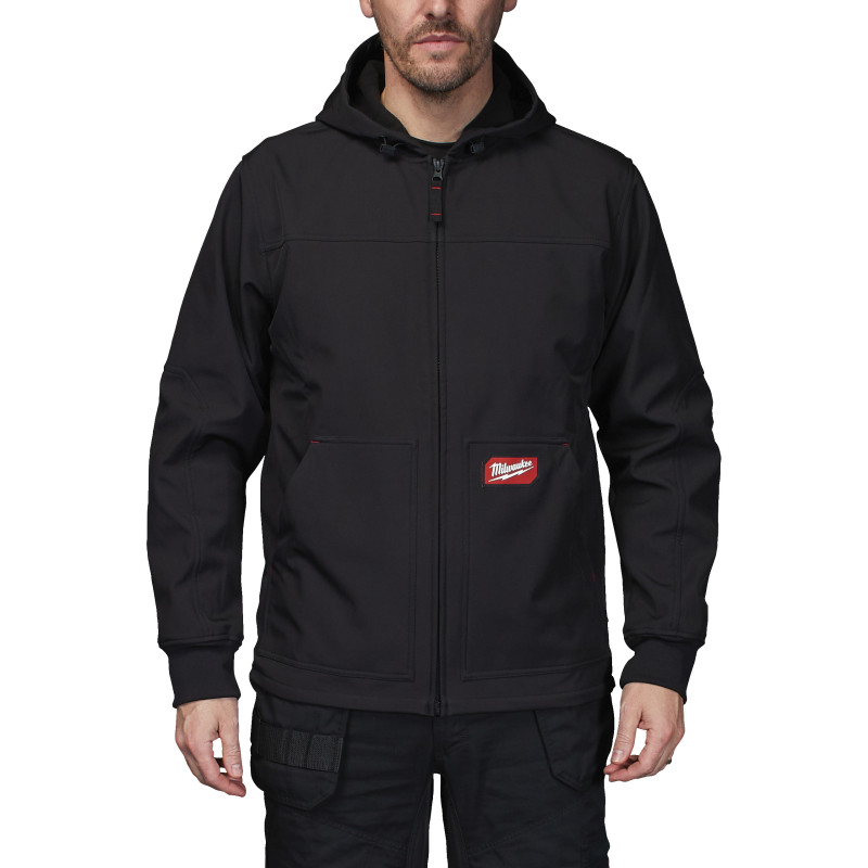 Veste Freeflex Softshell À Capuche Noir -S-Milwaukee Epi