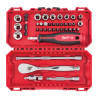 Coffret 38Pcs Clés Et Douille À Cliquet 1/4 Compatible Packout-Milwaukee Outils