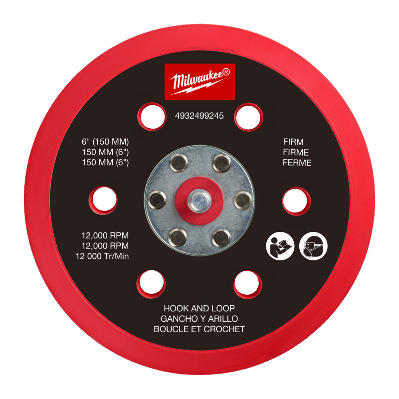 M12 Frosbphh150 - Plateau De Ponçage Pour Polisseuse M12 Fuel 150 mm - Rigide Av