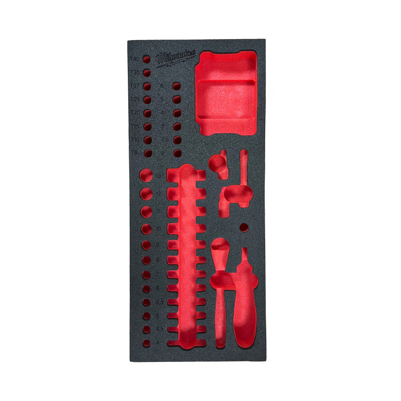 Module Vide Servante Douilles Et Embouts 1/4-Milwaukee Outils À Main
