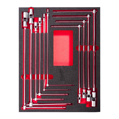 Module Packout Clé En T Avec Douille Pivotante 10Pcs-Milwaukee Outils À Main