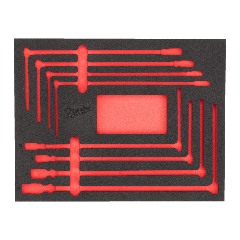 Module Vide Packout Clé En T Avec Douille Pivotante-Milwaukee Outils À Main