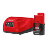 M12 Packnrj-201 - Pack Nrj 12V, 2 Ah Red Lithium, Système M12 -Milwaukee Batteri