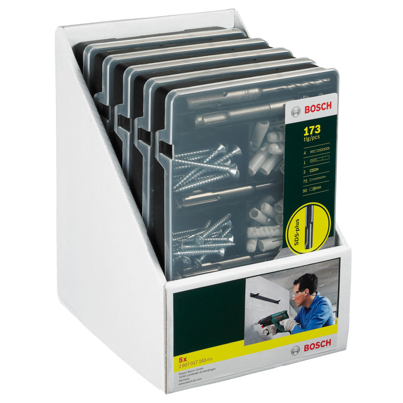 Kit De Fixation Sds Plus, 173 Pièces