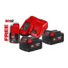 M18 Nrg-502 - Pack Nrj 18V, 5,0 Ah Red Lithium, Système M18 + Offert 1 Batterie