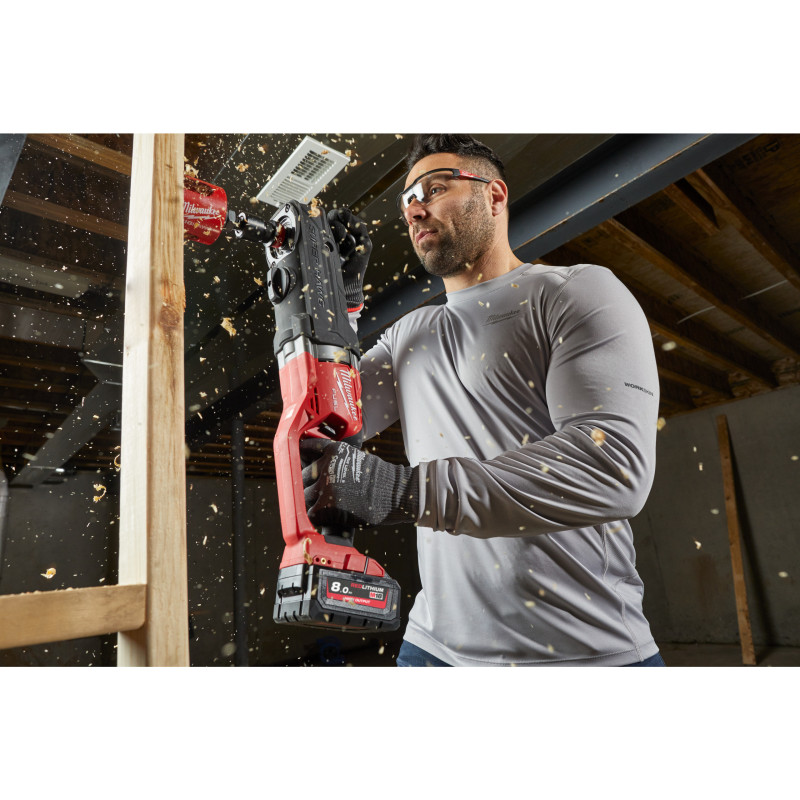 Wwlsg-M - T-Shirt Respirant Été Manches Longues Gris - Taille (M)-Milwaukee Epi