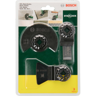 Set « Le Sanitaire - Carreleur » Starlock De 3 Pièces Pour Outils Multifonctions