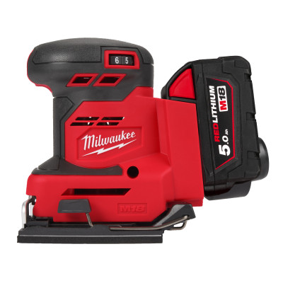 M18 Bqss-502B - Ponceuse Vibrante 1/4" Feuille 18V, 5Ah-Milwaukee Machines