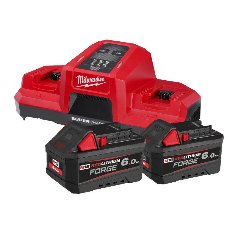 M18 Forgenrg-602 - Pack Nrg 18V, 6.0 Ah Forge Red Li-Ion, Système M18-Milwaukee