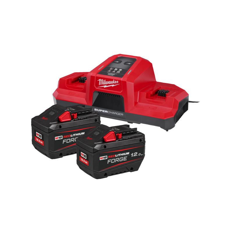 M18 Forgenrg-122Dbsc - Pack Nrg 18V, 12.0 Ah Forge Red Li-Ion, Système M18-Milwa