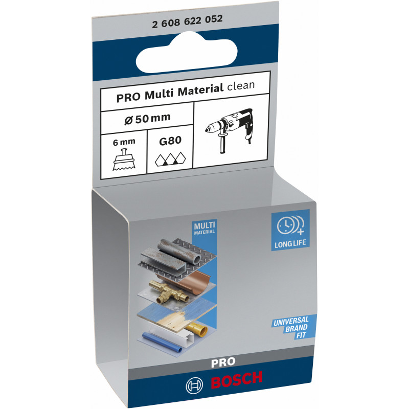 Brosse Boisseau Pro Multi Material Clean, 50 X 1 mm, Emmanchement Droit Conçue