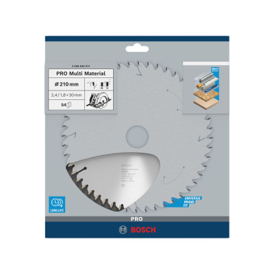 Lame De Scie Circulaire Pro Multi Material, 210 X 2,4 X 30 mm Conçue Pour Coupe