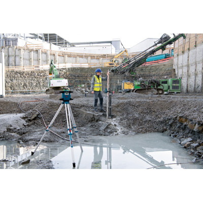 Laser Rotatif Connecté Double Pente Grl 650 Chvg Solo + Cellule De Réception Lr