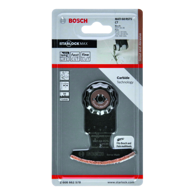 Lame Pour Scie Segment Starlockmax Carbide-Riff Mati 68 Rst5 Joints Et Matériaux