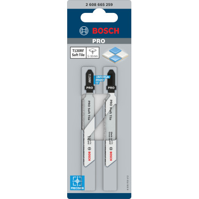 Lame De Scie Sauteuse Pro Soft Tile T130Rf, 83 mm, 2 Pièces