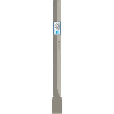 Burin Plat Pro Hex-4C 28 mm, 35 X 400 mm Conçu Pour Le Burinage Du Béton