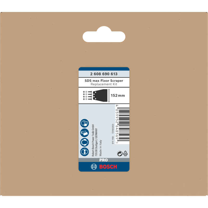 Burin Racleur Pro SDS MAX Floor Scraper, 152 mm