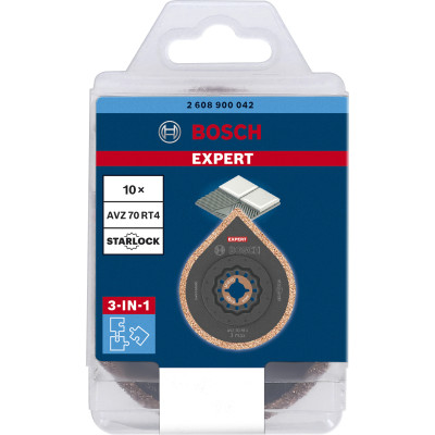 Enlève-Mortier Pour Outil Multifonctions Expert 3 MAX Avz 70 Rt4 70 mm 10 Pces