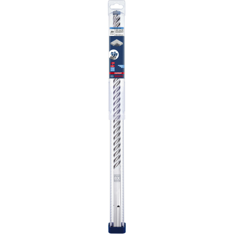 Foret Pour Perforateur Expert SDS MAX-8X 20 X 400 X 520 mm