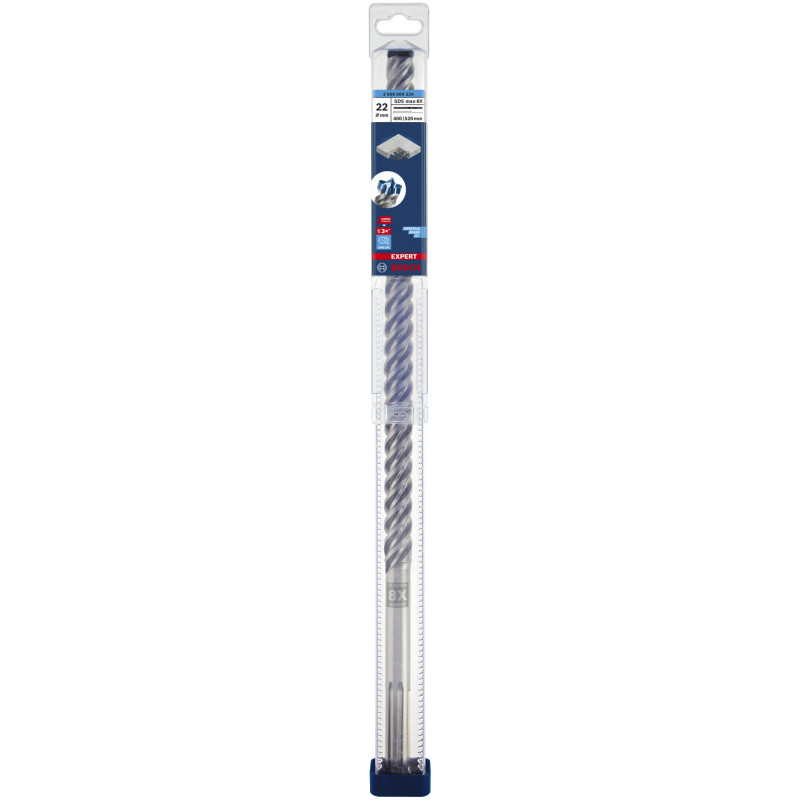 Foret Pour Perforateur Expert SDS MAX-8X 22 X 400 X 520 mm