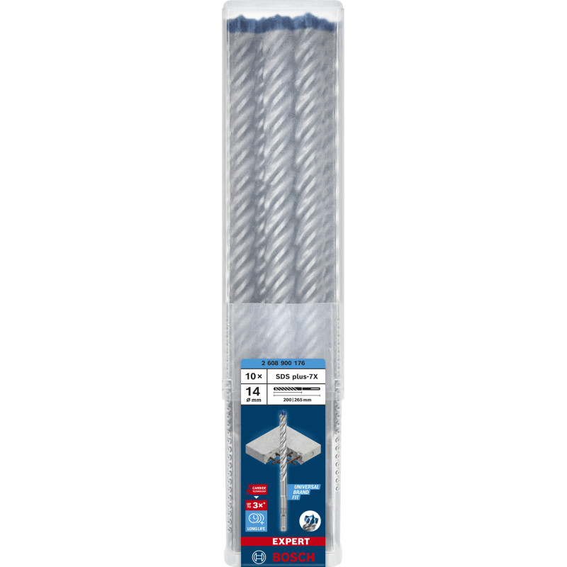 Foret Pour Perforateur Expert SDS Plus-7X 14 X 200 X 265 mm
