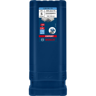 Foret Pour Perforateur Expert SDS Plus-7X 5 X 100 X 165 mm