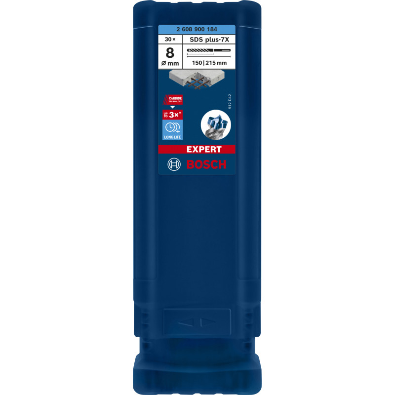 Foret Pour Perforateur Expert SDS Plus-7X 8 X 150 X 215 mm