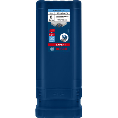 Foret Pour Perforateur Expert SDS Plus-7X 8 X 100 X 165 mm