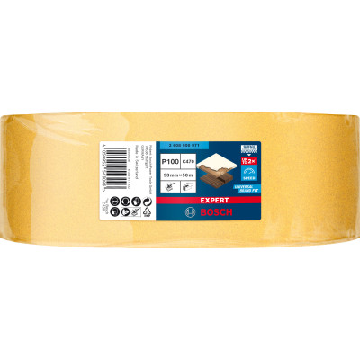 Rouleau Abrasif Expert C470 Pour Ponçage Manuel 93 mm X 50 M, G 100