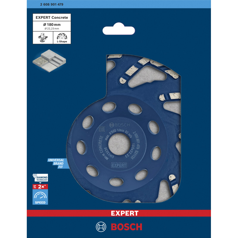 Meule Expert Concrete Grinding 180 X 22,23 X 4,5 mm