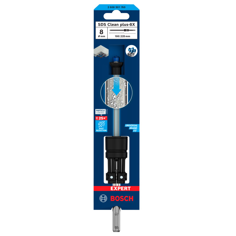 Foret Aspirant Expert SDS Clean Plus-8X 8 X 100 X 225 mm