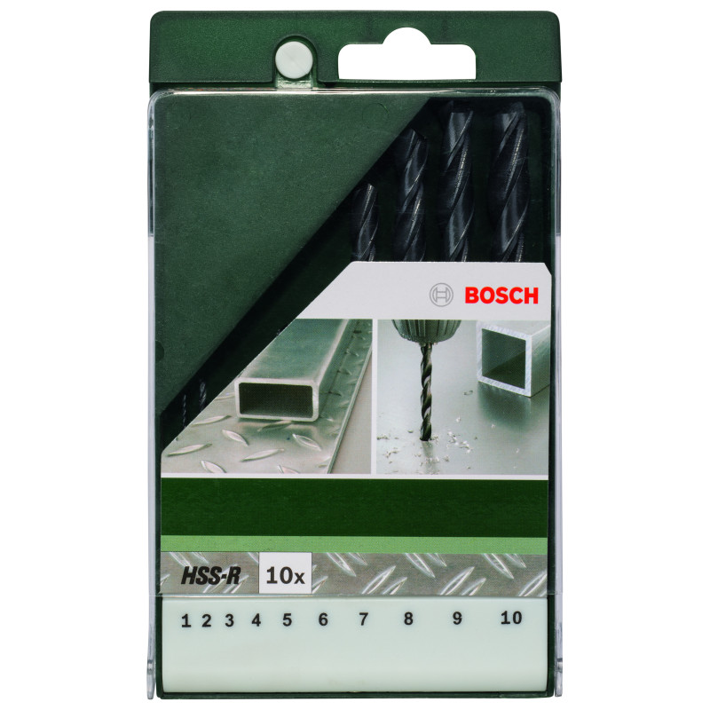 Forets À Métaux HSS-R, Din 338, Jeu De 10 Pièces 1,0 2,0 3,0 4,0 5,0 6,0 7,0 8,0