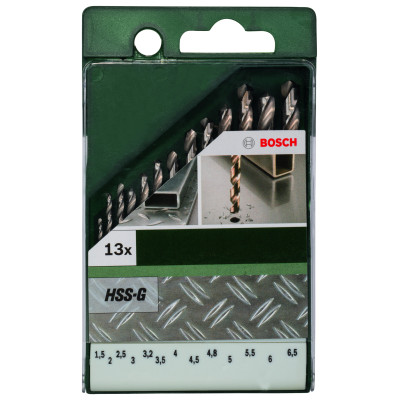 Forets À Métaux HSS-G, Din 338, Jeu De 13 Pièces 1,5 2,0 2,5 3,0 3,2 3,5 4,0 4,5