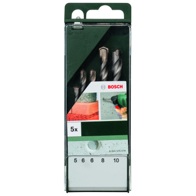 Set De 5 Forets À Béton 5,0 X 85 6,0 X 100 6,0 X 100 8,0 X 120 10,0 X 120