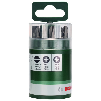 Set Mixte De 10 Embouts De Vissage Courts Standard (Plat, Ph, Pz) Porte-Embout U