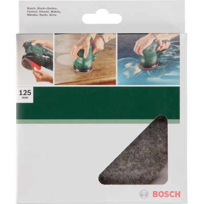 Feutre À Polir Pour Ponceuse Excentrique, 125 mm Système De Fixation Auto-Agripp
