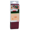 Set De 3 Bandes Abrasives Pour Ponceuses À Bande, Qualité Rouge G 60, 80, 100