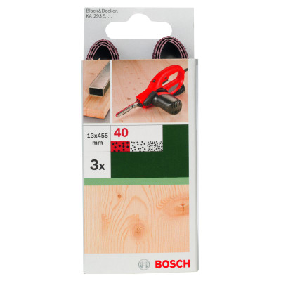 Bandes Abrasives Pour Limes Électriques Black+Decker, Lot De 3 Pièces, Qualité R