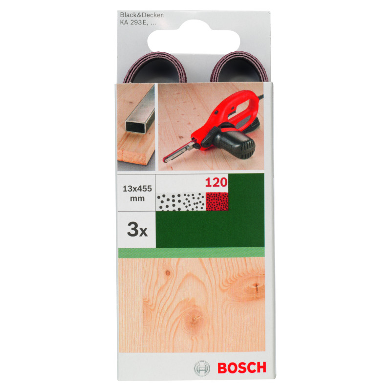 Bandes Abrasives Pour Limes Électriques Black+Decker, Lot De 3 Pièces, Qualité R