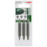 Set Mixte De 3 Embouts De Vissage Doubles (Plat, Ph, Pz) S0,6X4,5-S1,0X5,5 Ph1-P